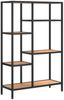vidaXL Bücherregal 80 x 30 x 120 cm Stahl und Holzwerkstoff [336357] Bild 2