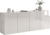 INOSIGN Sideboard Egypt, Kommode, Schrank, Kredenz, grifflos, 4 Türen, Hochglanz lackiert, Breite 180 Bild 3