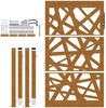 vidaXL Gartentor 100x150 cm Cortenstahl Helles Design 4100956 Bild 5
