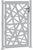 vidaXL Gartentor 100x150 cm Cortenstahl Helles Design 4100956 Bild 3