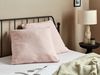 Kissen 2er Set Ohne Muster LEUZEA Bouclé 60 x 60 cm Pastellrosa Bild 3