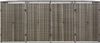 vidaXL Mülltonnenbox für 4 Tonnen Grau 274x80x117 cm Poly Rattan 319867 Bild 4