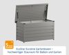 EcoStar Euroline Gartenboxen 1320 RAL 9007 Bild 3