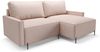 Ecksofa Schlafsofa Sofa BRAGA in Stoff Now or Never Grün Ottomane Rechts Bild 2