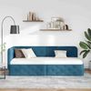vidaXL Eckbettgestell Blau 80 x 200 cm Samt 42016512 Bild 4