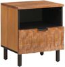 vidaXL Nachttisch 2 pcs Braun 40 x 33 x 46 cm Massivholz Mango 4017907 Bild 2
