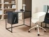 Schreibtisch HARJO Schwarz 100 cm 50 cm mit Stauraum Bild 3