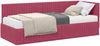 vidaXL Eckbettgestell mit Matratze mit Kopfteil 2 pcs Grün Samt 3393802 Bild 2