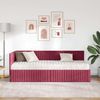 vidaXL Eckbettgestell mit Matratze mit Kopfteil 2 pcs Grün Samt 3393802 Bild 3