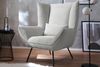 KAWOLA Sessel IVA Relaxsessel Cord hellgrau 112 x 94 x 90 cm Bild 2