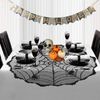 ABC Halloween-Tischläufer mit Spinnennetz-Motiv, rund, 102 cm Bild 3