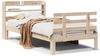 vidaXL Bettgestell mit Kopfteil ohne Matratze 100x200 cm 3306849 Bild 2
