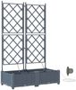 vidaXL Garten-Pflanzgefäß 2 Stk. Hellgrau 80 x 40 x 126 cm PP 42002896 Bild 2