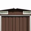 vidaXL Gerätehaus 257x580x181 cm Metall Braun 143355 Bild 5