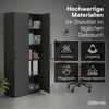 Bellamio 'Apol' Mehrzweckschrank schmal, schwarz, 176x33x40 cm, Aktenschrank mit 5 Ablagefächern, Tür beidseitig montierbar Bild 5