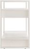 vidaXL Bücherregal/Raumteiler Weiß 60x35x57 cm Massivholz Kiefer 813875 Bild 4