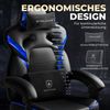 GTPLAYER Gaming-Stuhl Gamer Sessel Gamer Stuhl mit Fußstütze Lendenkissen Kopfstütze, Verstellbaren Armlehnen mit Fußstütze Gamingstuhl 150 Kg Drehbarer Bild 2
