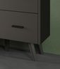Vitrine Madea in grau matt 58 x 195 cm Bild 4