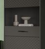 Vitrine Madea in grau matt 58 x 195 cm Bild 3