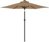 vidaXL Sonnenschirm mit Stahlmast Taupe 225x225x212 cm 4005061 Bild 4