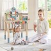 Kinder Werkzeugbank aus Holz mit Magnetischem Gestell & Werkzeugset 60 x 30 x 79 cm Bild 2