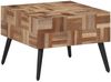 vidaXL Couchtisch Grau 55x55x40 cm Recyceltes Massivholz Teak 358521 Bild 2