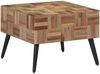 vidaXL Couchtisch Grau 55x55x40 cm Recyceltes Massivholz Teak 358521 Bild 3
