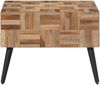 vidaXL Couchtisch Grau 55x55x40 cm Recyceltes Massivholz Teak 358521 Bild 4