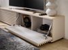 Lowboard >Lumero< in Artisan Eiche Dekor, schwarz - 180x32x31cm (BxHxT) Bild 4