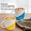 MiaMio Tasse Kaffeetassen Set 4er x 300 ml/Geschenk Kaffee Becher mit Sprüchen, 4-tlg. Bild 3