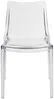Vente-unique - RANKAZA Stuhl Plastik Transparent - B 51 cm x H 81 cm x L 50 cm Bild 4