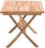Gartentisch Esstisch 135x85 Teak Bild 3