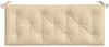 vidaXL Gartenbank-Auflagen 2 Stk. Beige 120x50x7 cm Oxford-Gewebe 361681 Bild 5