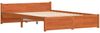 vidaXL Bettrahmen mit Kopfteil Wachsbraun 195,5 x 145,5 x 51 cm 870136 Bild 4