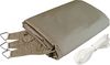Windhager Sonnensegel Cannes 4x4x4m taupe Sonnenschutz UV-Schutz 50+ Sonnendach Bild 3