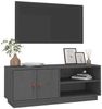vidaXL TV-Schrank Grau 105x34x40 cm Massivholz Kiefer 818222 Bild 4