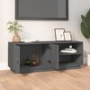vidaXL TV-Schrank Grau 105x34x40 cm Massivholz Kiefer 818222 Bild 3