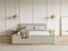 Selsey 'Affolio' Polsterbett mit Breitcord-Bezug und Stauraum, hellbeige , 140x200 cm Bild 3