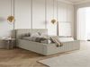 Selsey 'Affolio' Polsterbett mit Breitcord-Bezug und Stauraum, hellbeige , 140x200 cm Bild 2