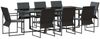 vidaXL Garten Essgruppe 9 pcs Schwarz Stahl 3335860 Bild 2