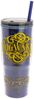 Harry Potter Trinkbecher mit Strohhalm und Henkel Doppelwandig 860 ml Bild 2