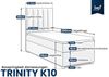 Best for Home Boxspringbett mit Bettkasten Trinity K-10 SINGLE Bonellfederkern inkl. 7 cm Topper (Einzelbett, Polsterbett gepolstertes Kopfteil, Jugendbett, Kinderbett versch. Größen, 70x200 80x200 90x200 100x200 cm), mit oder ohne Topper, Flexible Lie... Bild 3