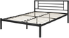 Metallbett schwarz Lattenrost 140x200 cm CUSSET Bild 5