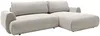 Vente-unique - MONELIA Sofa Stoff Grau - B 167 cm x H 81 cm x L 270 cm Bild 4