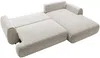 Vente-unique - MONELIA Sofa Stoff Grau - B 167 cm x H 81 cm x L 270 cm Bild 5