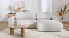 Vente-unique - MONELIA Sofa Stoff Grau - B 167 cm x H 81 cm x L 270 cm Bild 2