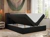 Boxspringbett Polsterbett mit Multipocket-Matratze und Topper - DIEGOS - 180x200cm - Schwarz Kunstleder - H3 Bild 2