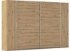 rauch Kleiderschrank, Dreh- und Schwebetürenschrank KRONACH, 4-türig, Eiche Artisan, 311 x 210 x 59 cm Bild 3