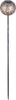 Dehner LED Solarleuchte Solarstab Luanda, Lichtfarbe warmweiß, Ø 16 cm, Höhe 120 cm, Warmweiß, Dekostab in Rostoptik, wetterfest, solarbetrieben Bild 2