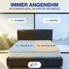 Coemo Matratzenauflage aus Wolle + biokeramischer Polsterung 180x200 cm Made in Italy Bild 3